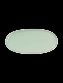 aperitifteller, oval, herb