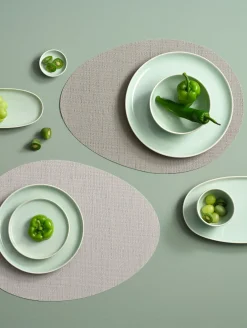 aperitifteller, oval, herb