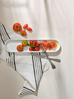 baguetteschale, white