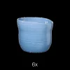 becher, solid blau 6er set