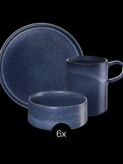 breakfast set form'art carbon 18-teilig