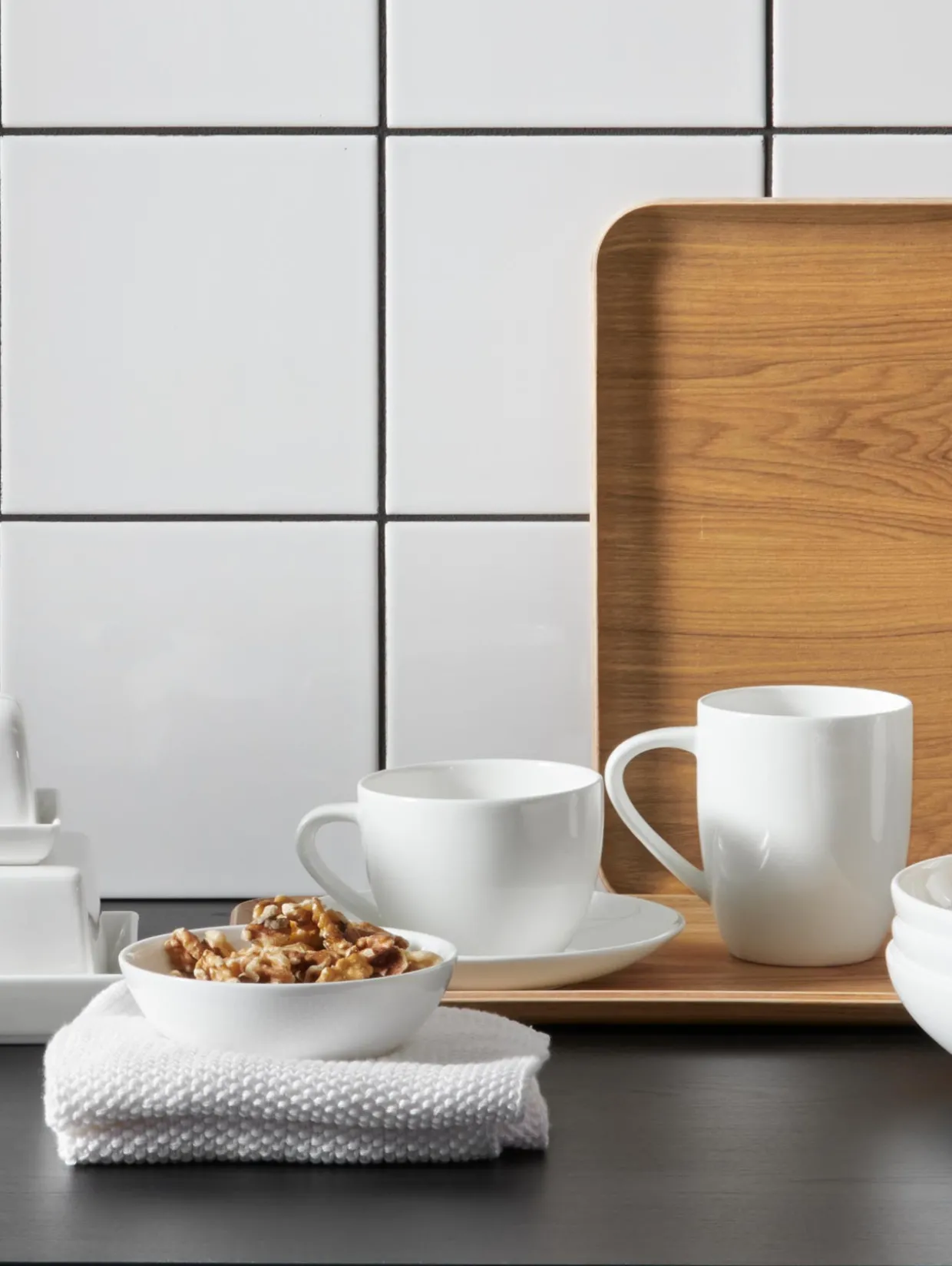 café au lait tasse mit unterteller