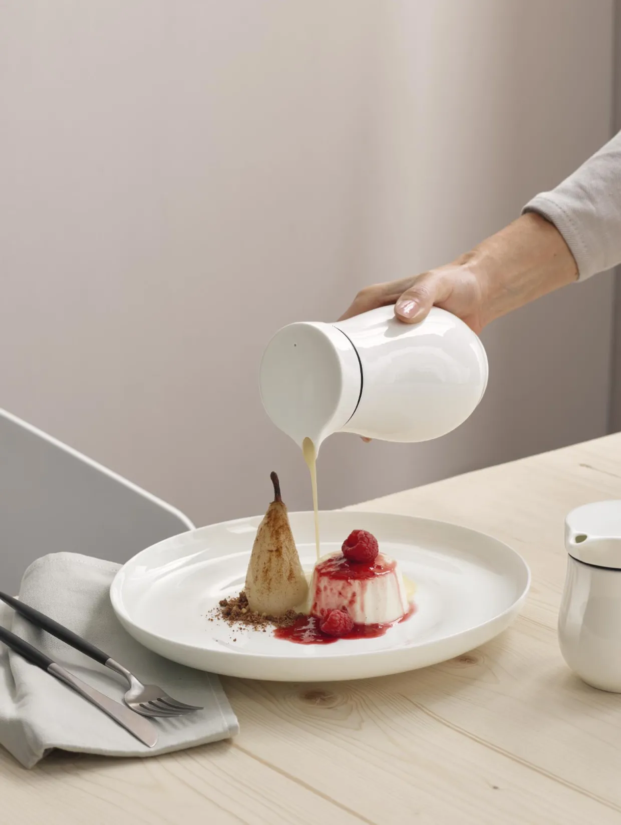 coupe gourmetteller, mit abgesenktem spiegel