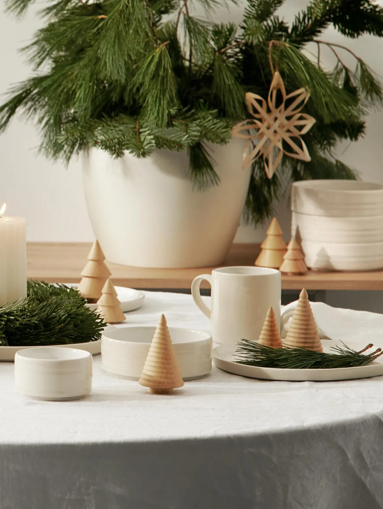 deko tannenbaum, gerillt