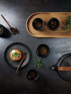 dessertteller, black