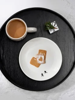 dessertteller, ice skating