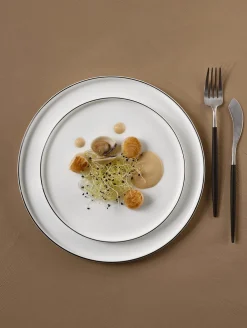 dessertteller, ligne noire