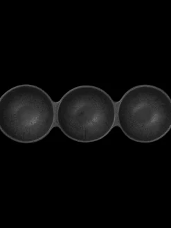 3er schale, black iron