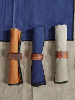 2er set serviettenringe, akazie