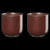 2er set teebecher, rusty red
