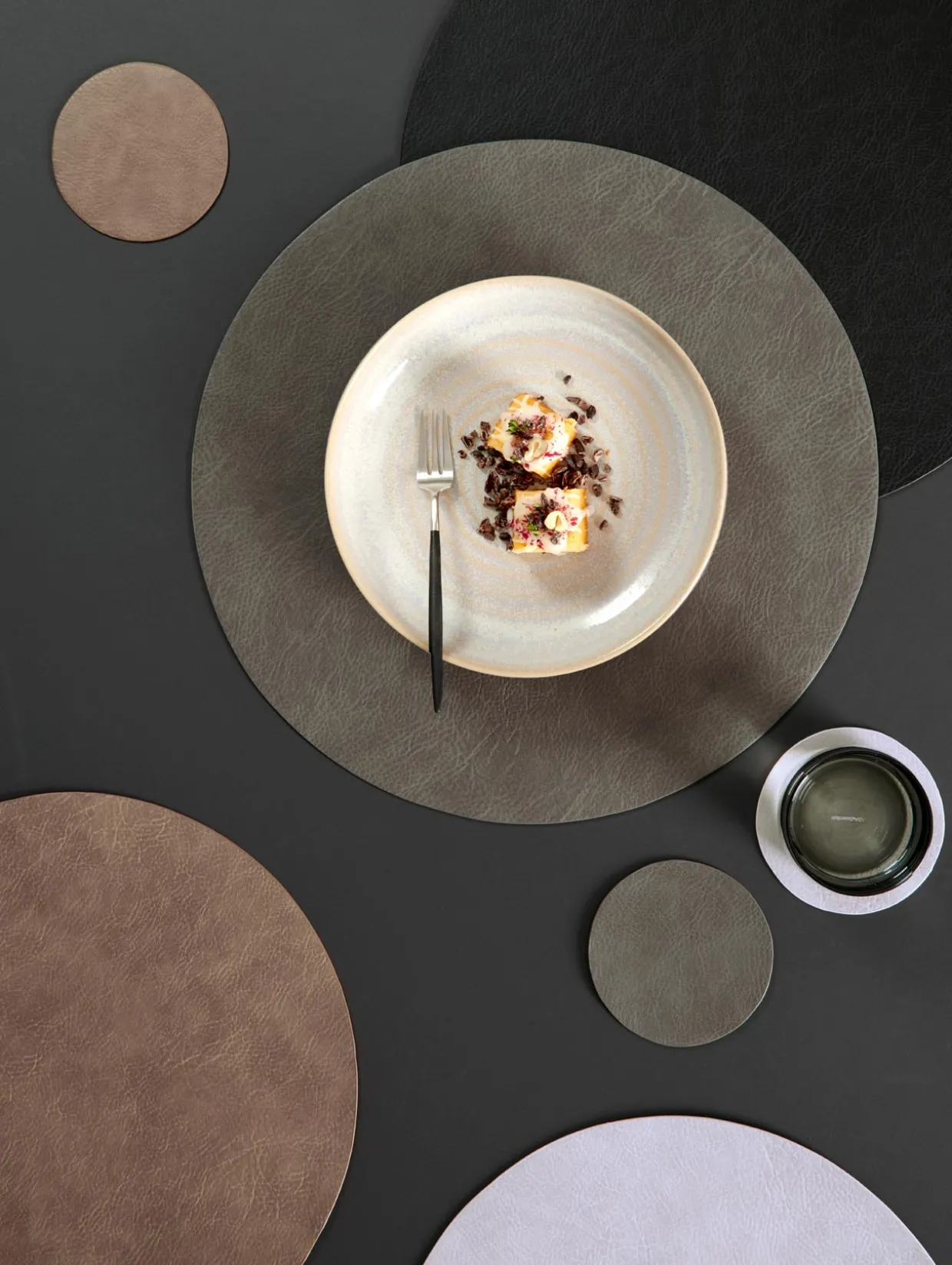 4er set untersetzer, mushroom