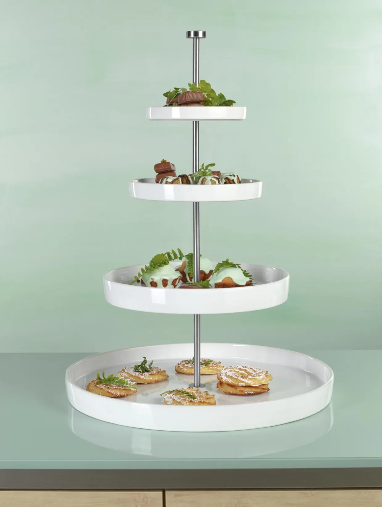 ersatzteller, weiß, d. 28 cm, h. 3,5 cm