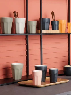 espressobecher, taupe