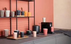 espressobecher, weiß matt