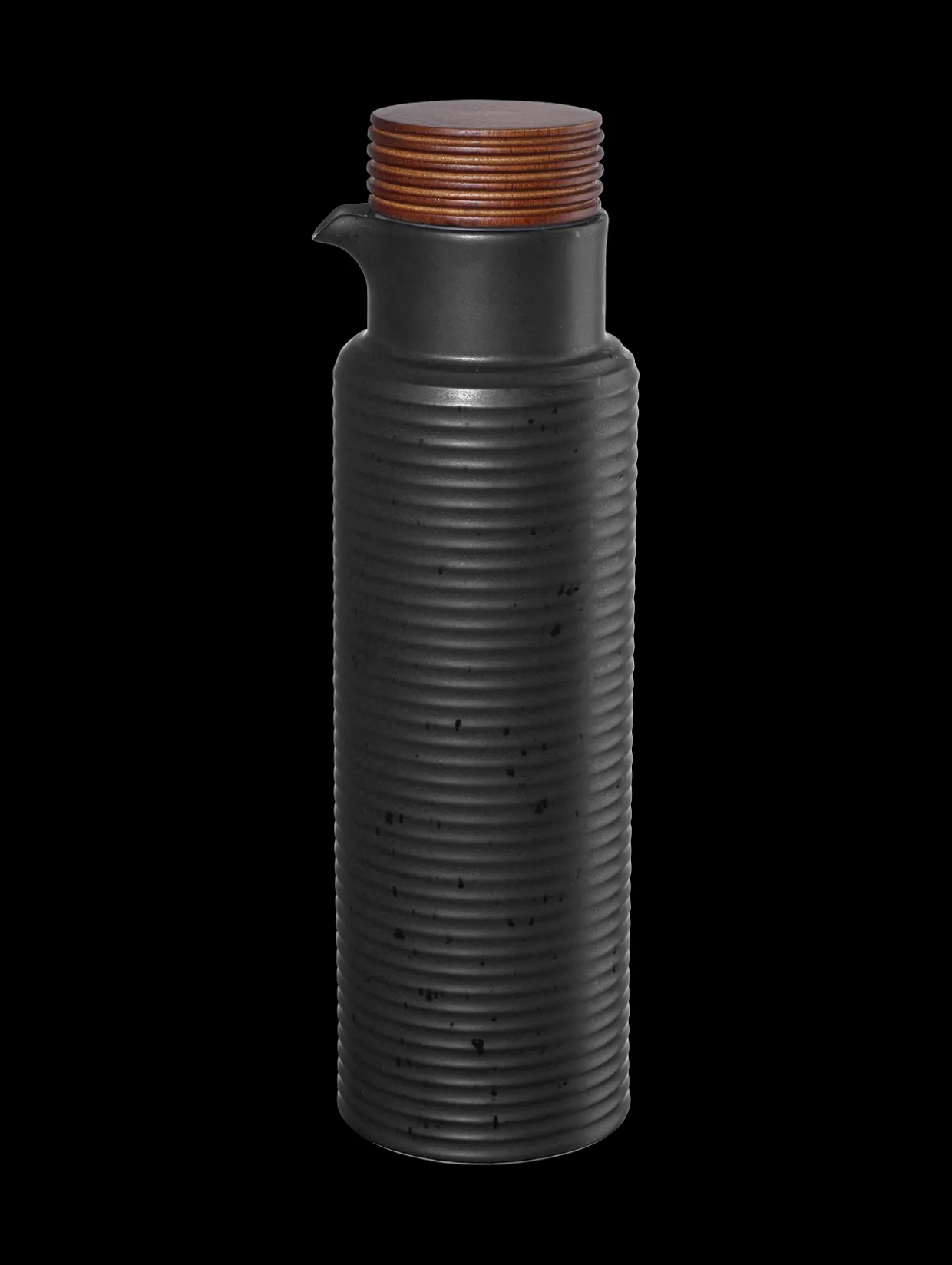 essig und ölflasche, black