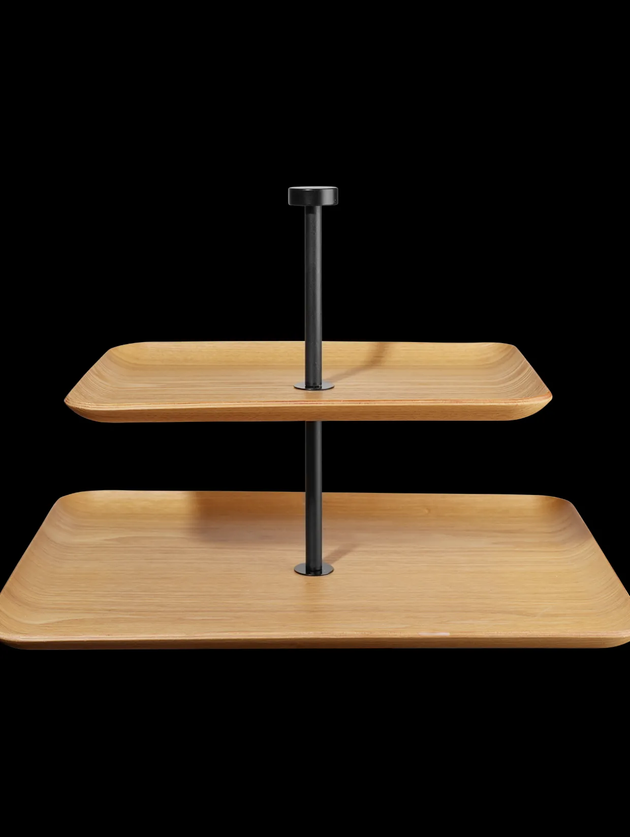 etagere 2-stufig, rechteckig