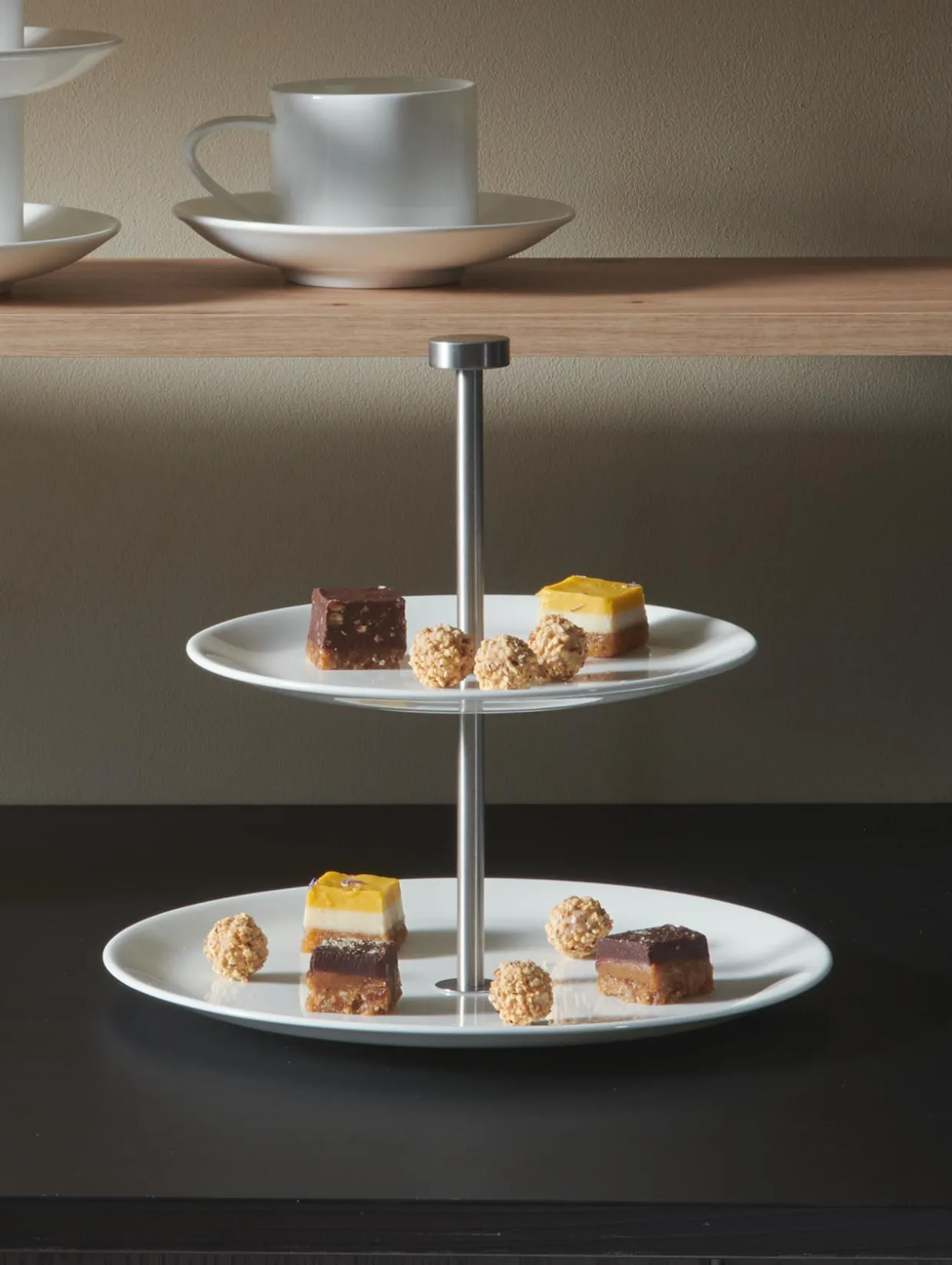 etagere 2-stufig, rund