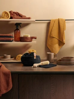 geschirrtuch gestrickt, ginger