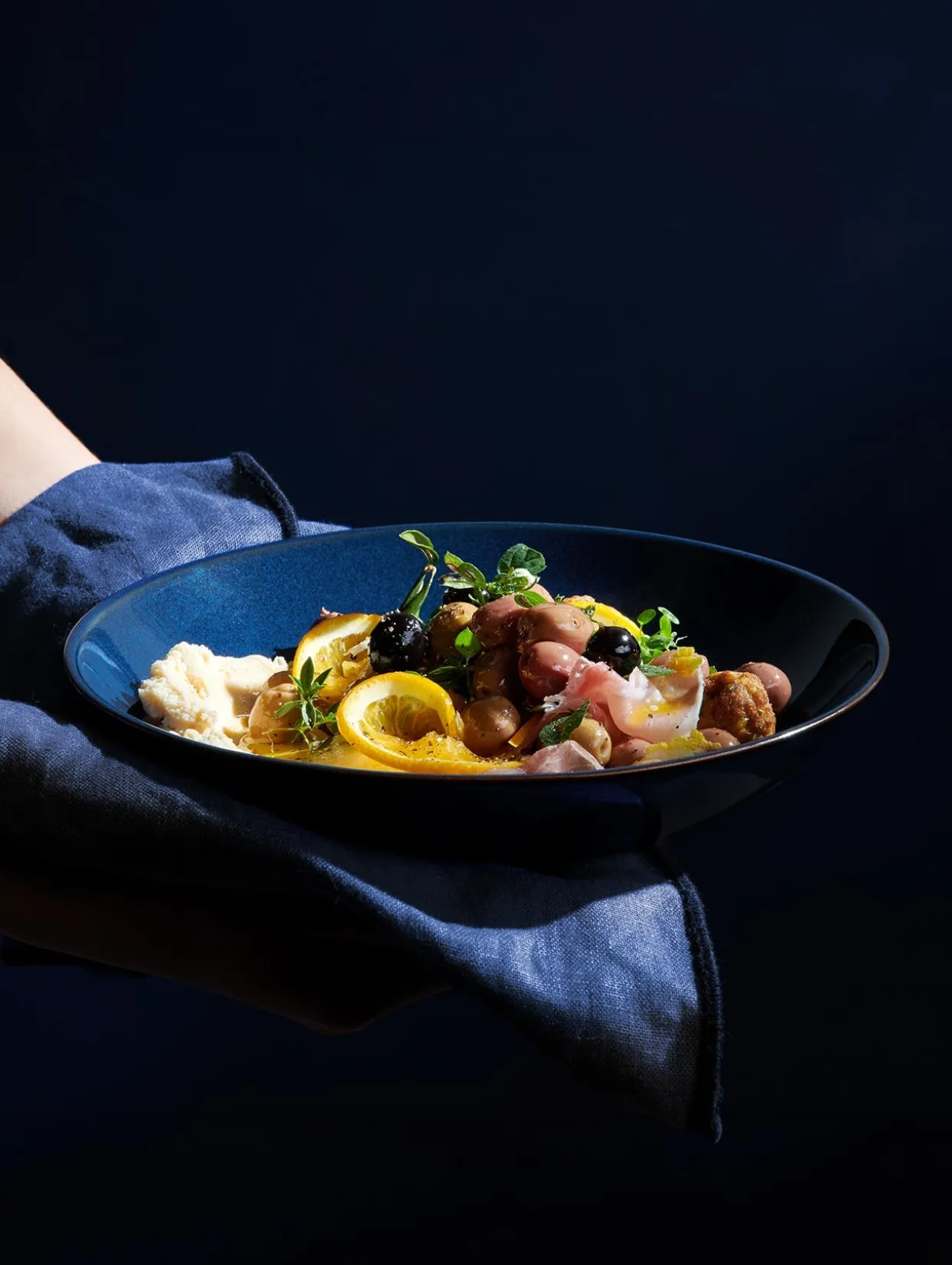 gourmetteller, midnight blue