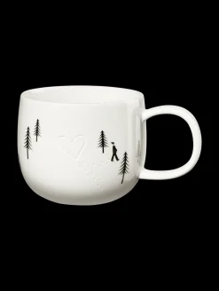 henkelbecher, heart in the snow