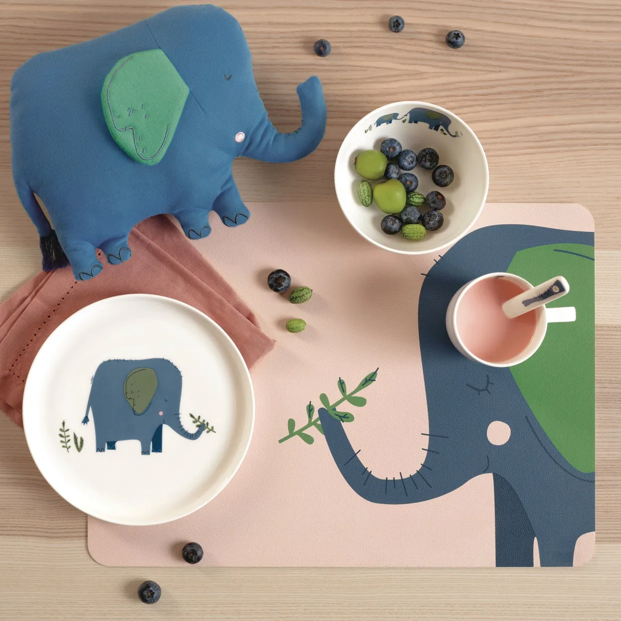 kindertischset, emma elefant