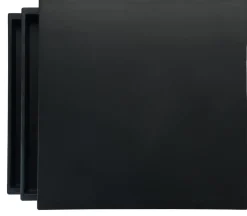 metalldisplay zum herausziehen, quadratisch