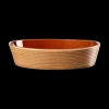 ofenform oval, brown