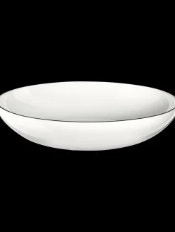 pasta-/suppenteller, ligne noire