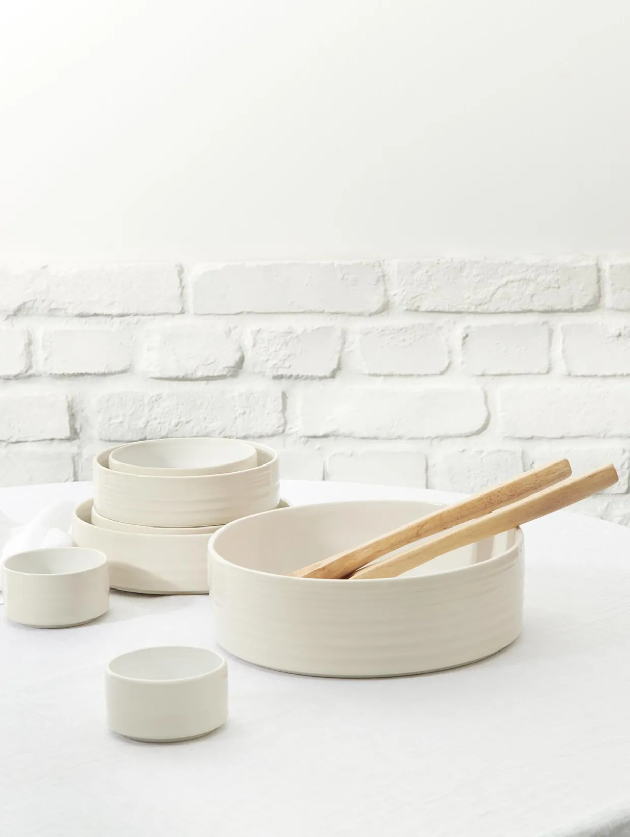 salatschale, sparkling white