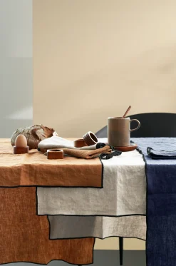 serviette, deep blue