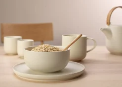 teekanne mit holzgriff, sencha