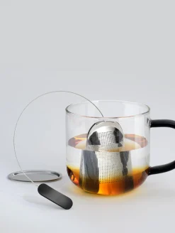 teesieb, edelstahl und silikon