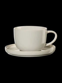 teetasse mit unterteller, tofu