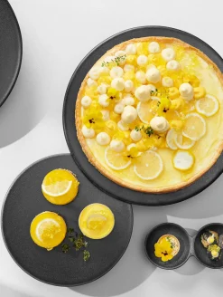 tortenplatte, black iron