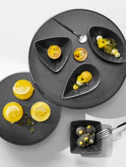 tortenplatte, black iron