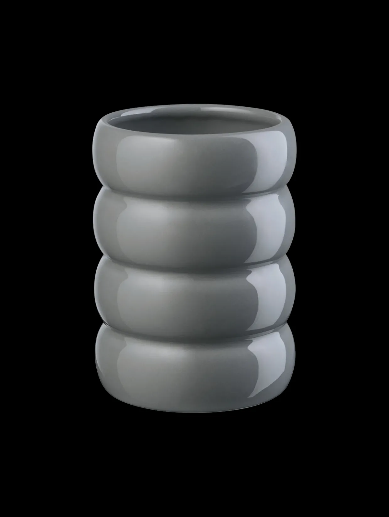 vase, cool gray