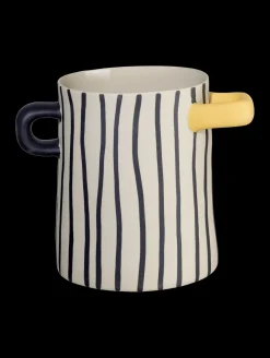 vase, vertikal gestreift