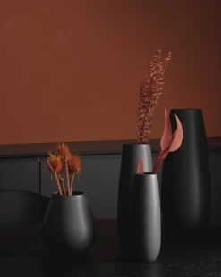 vase xl, black iron