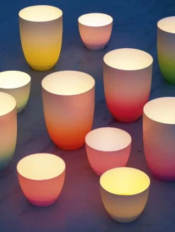 vase/windlicht, flieder