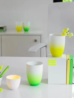 vase/windlicht, grün