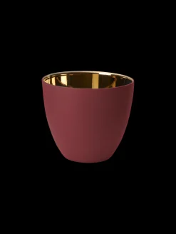 windlicht himbeer/gold